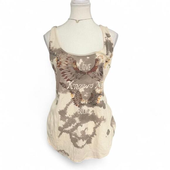 Free People Tops - We The Free Free People Love Knows No Bounds Cotton Casual Tank Size XS Made USA